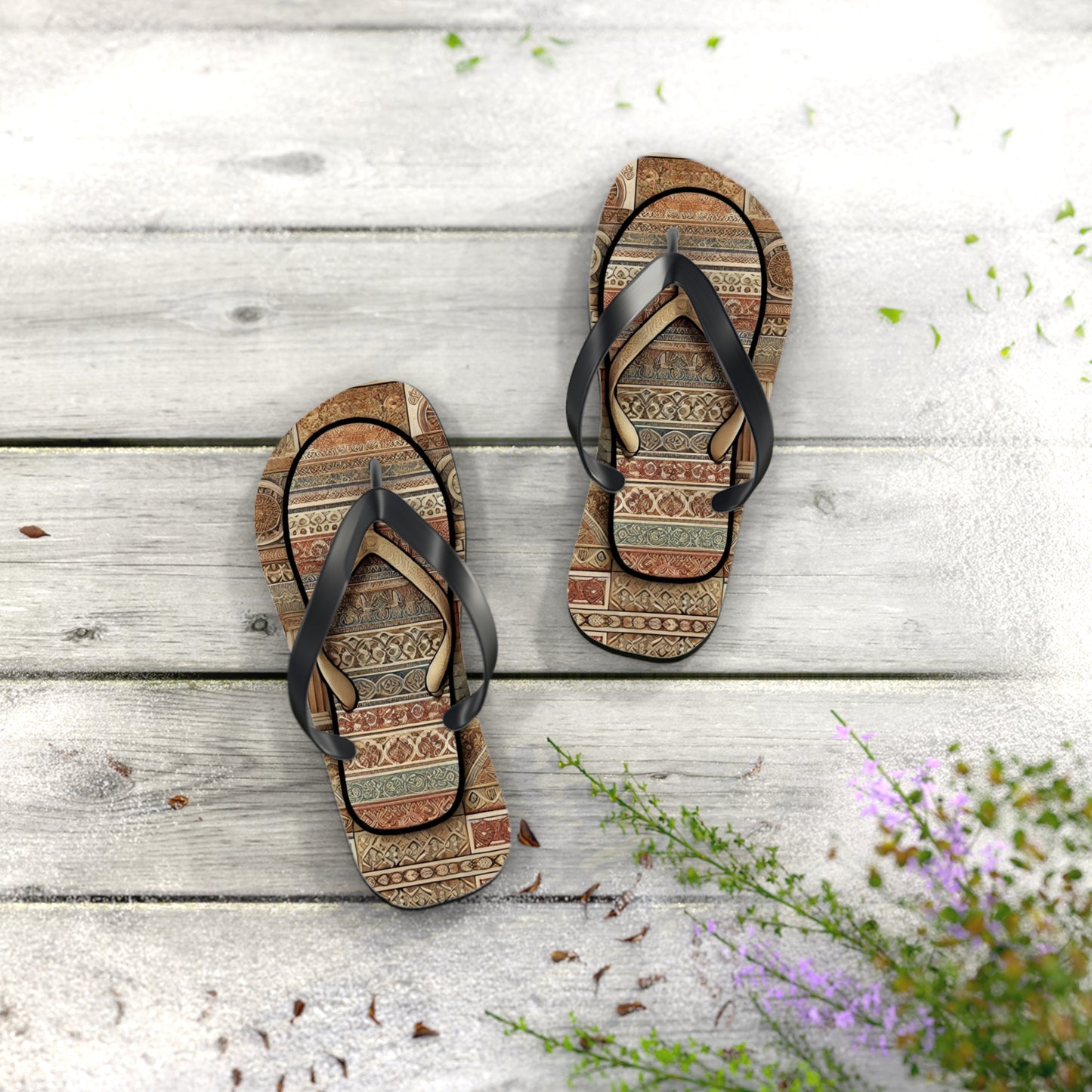 Double Thong Flip Flops