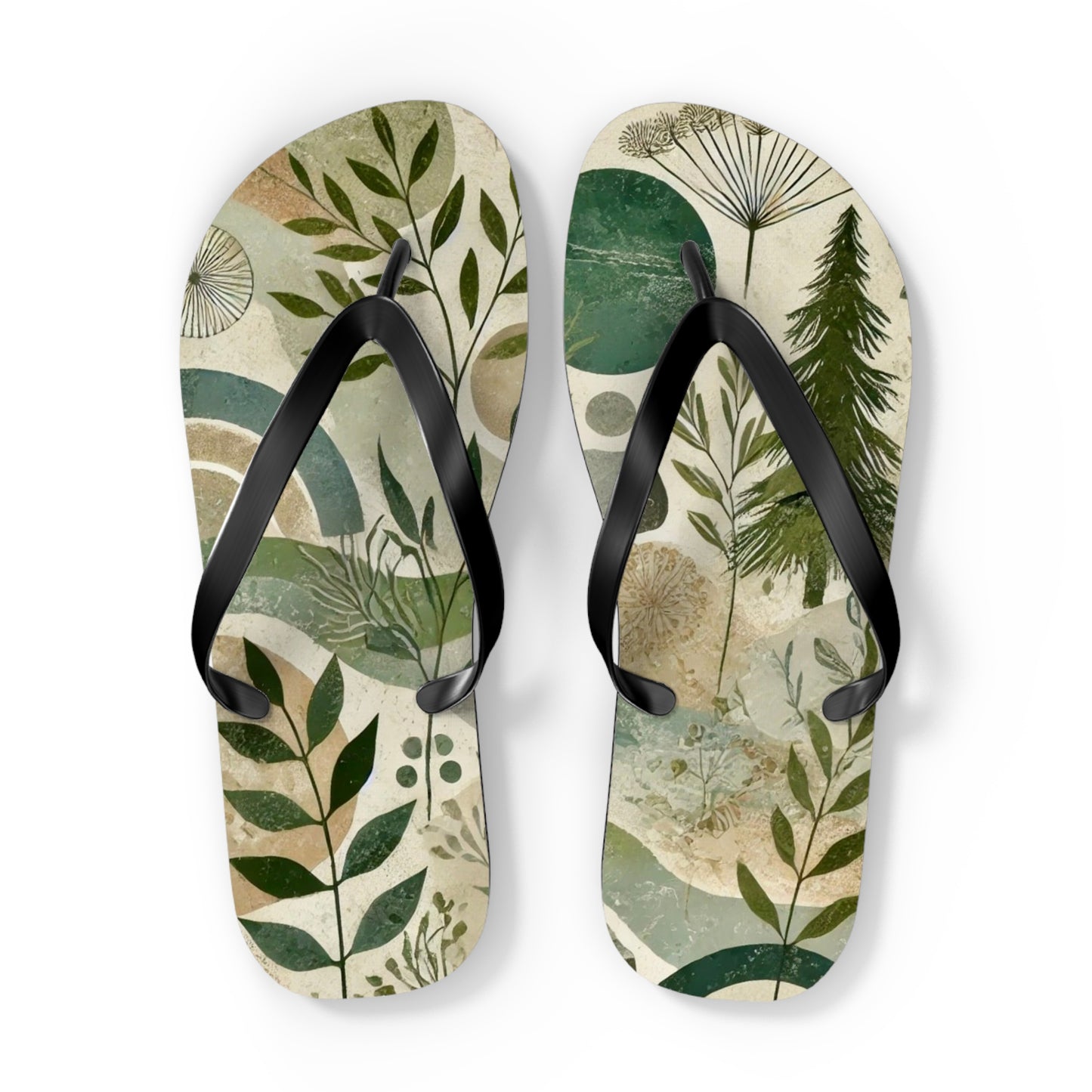 Forest Haze Flip Flops