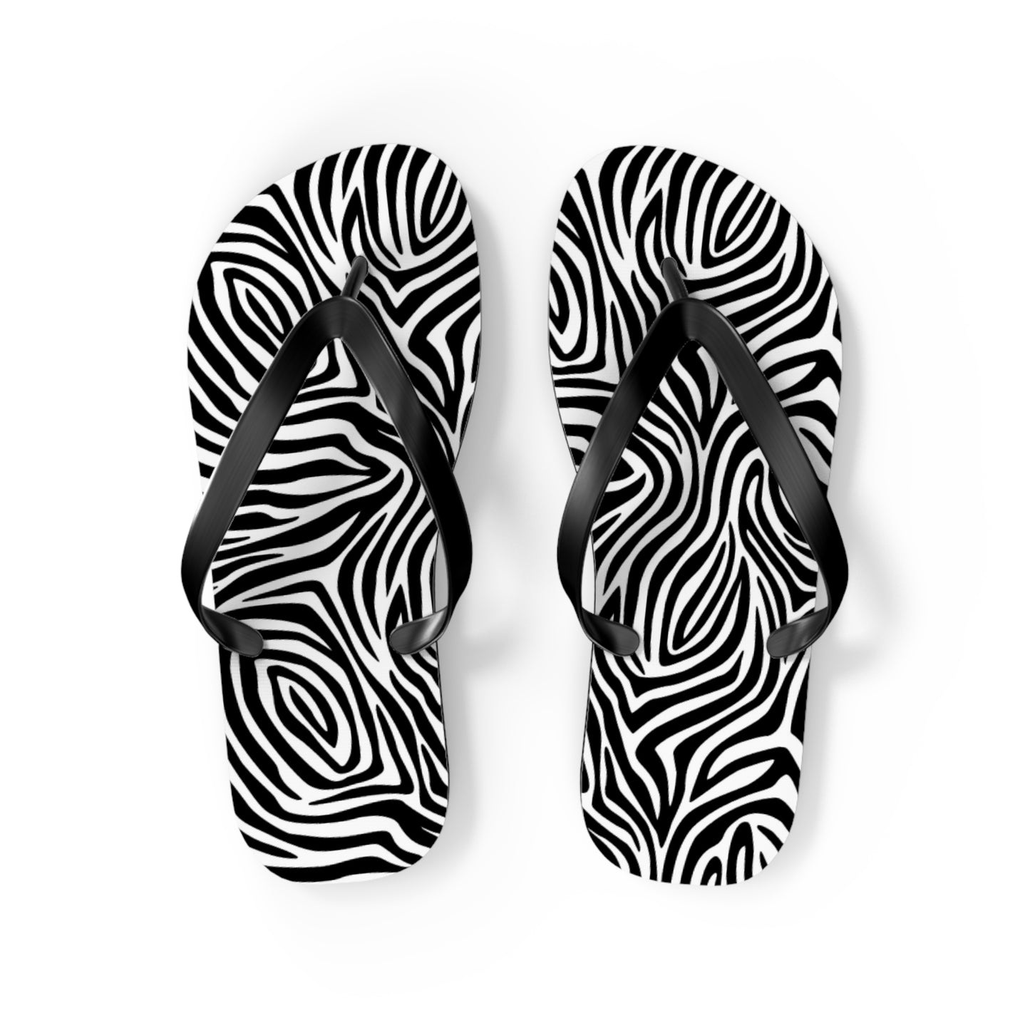 Zephyr Zebra Flip Flops