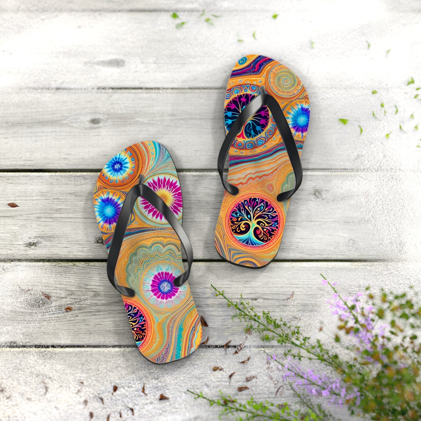 Zany Day Flip Flops
