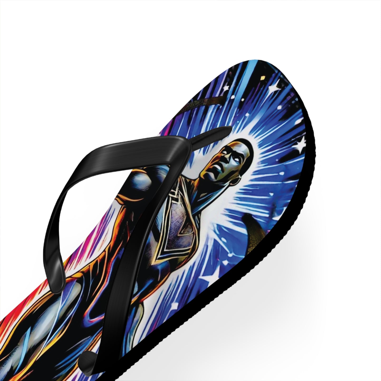 Cosmic Sentinel Flip Flops