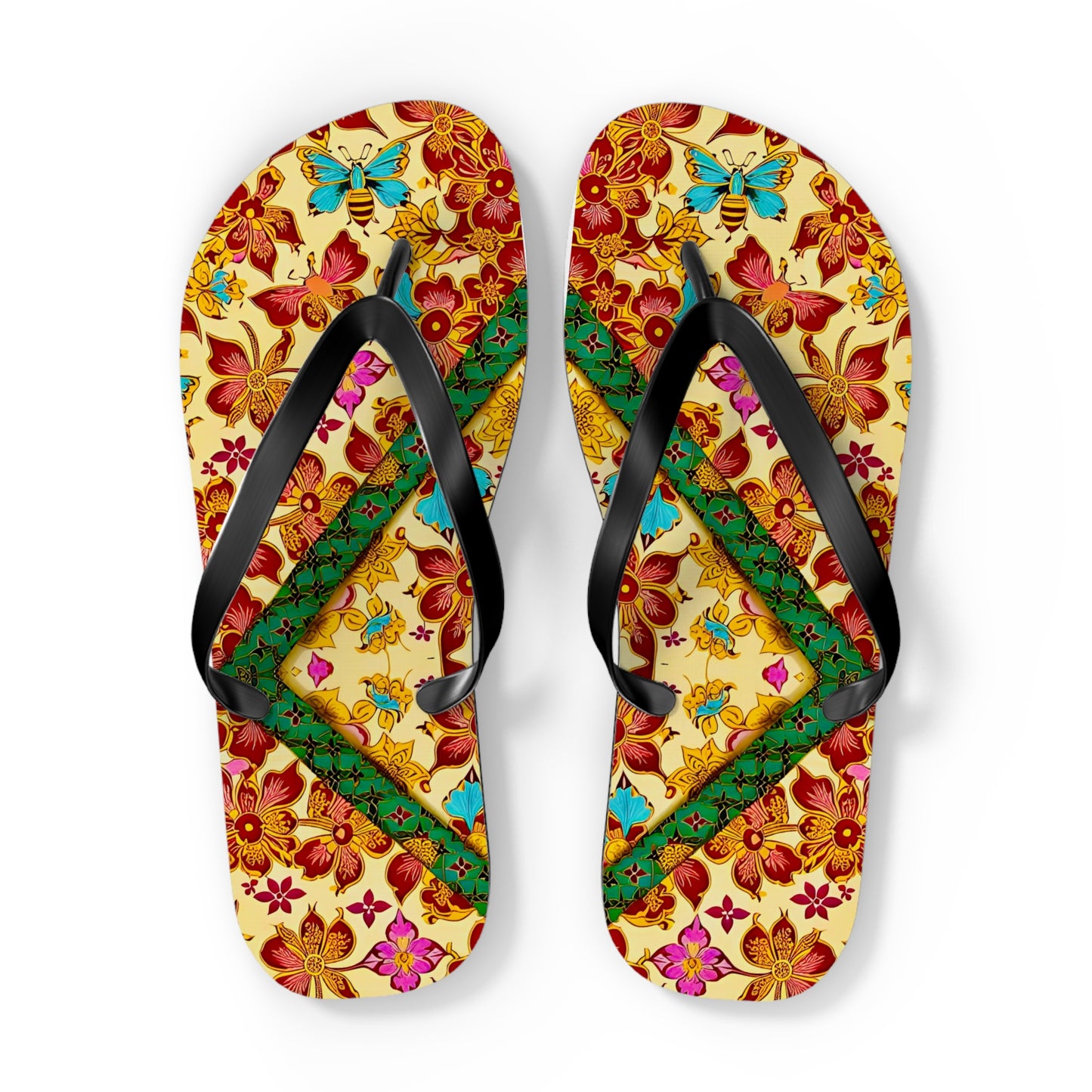 Butterfly Haven Flip Flops