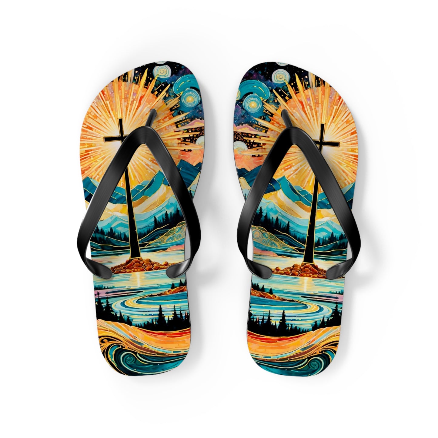 Healing Waters Flip Flops