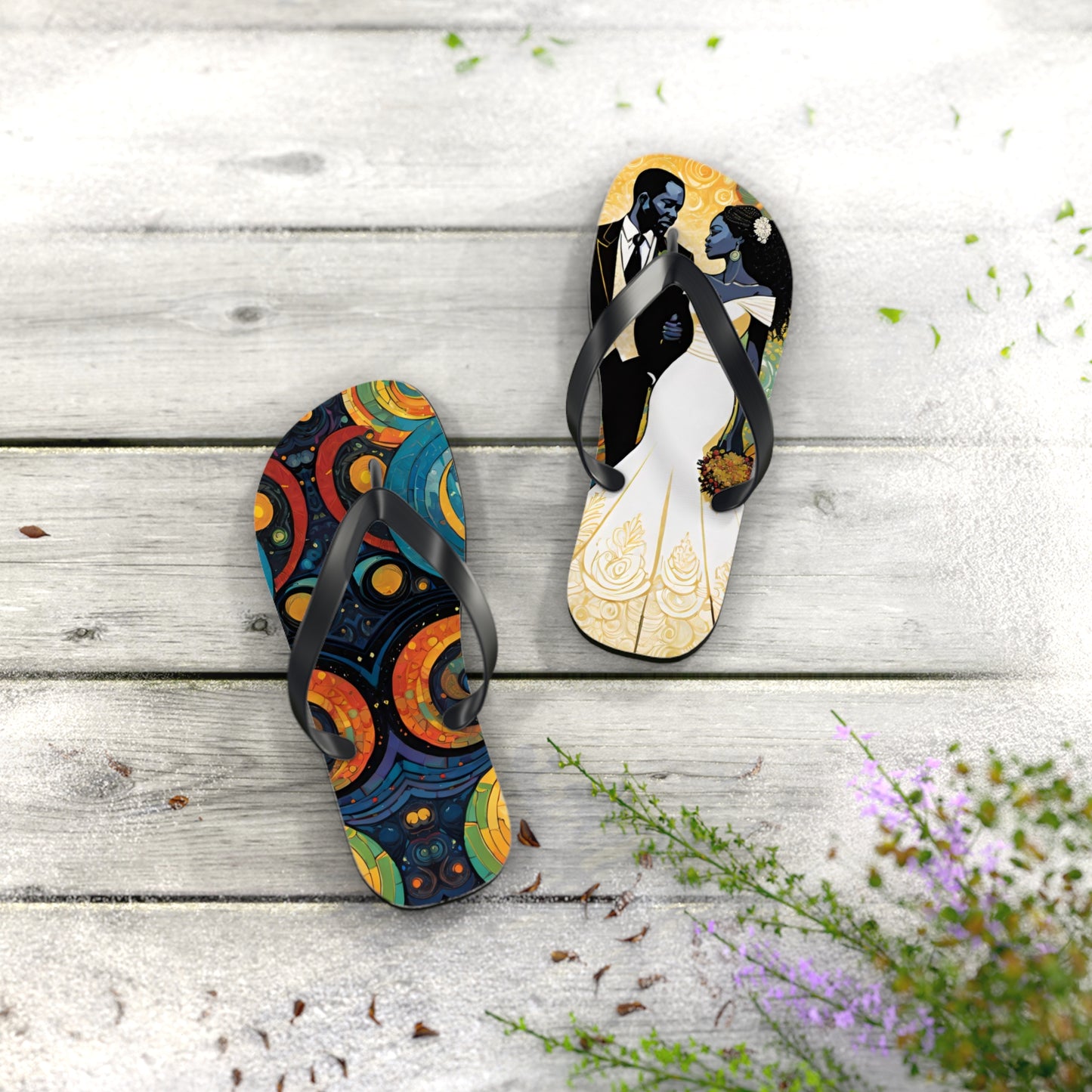 Dwell In Unity Flip Flops