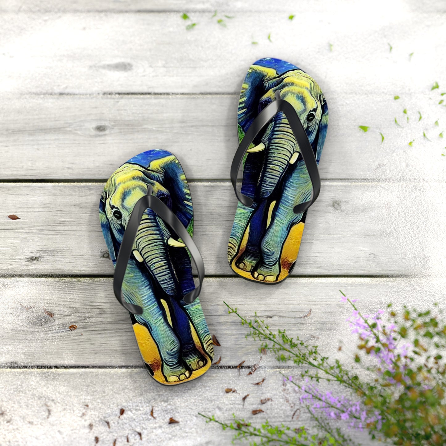 Mighty Elephant Flip Flops