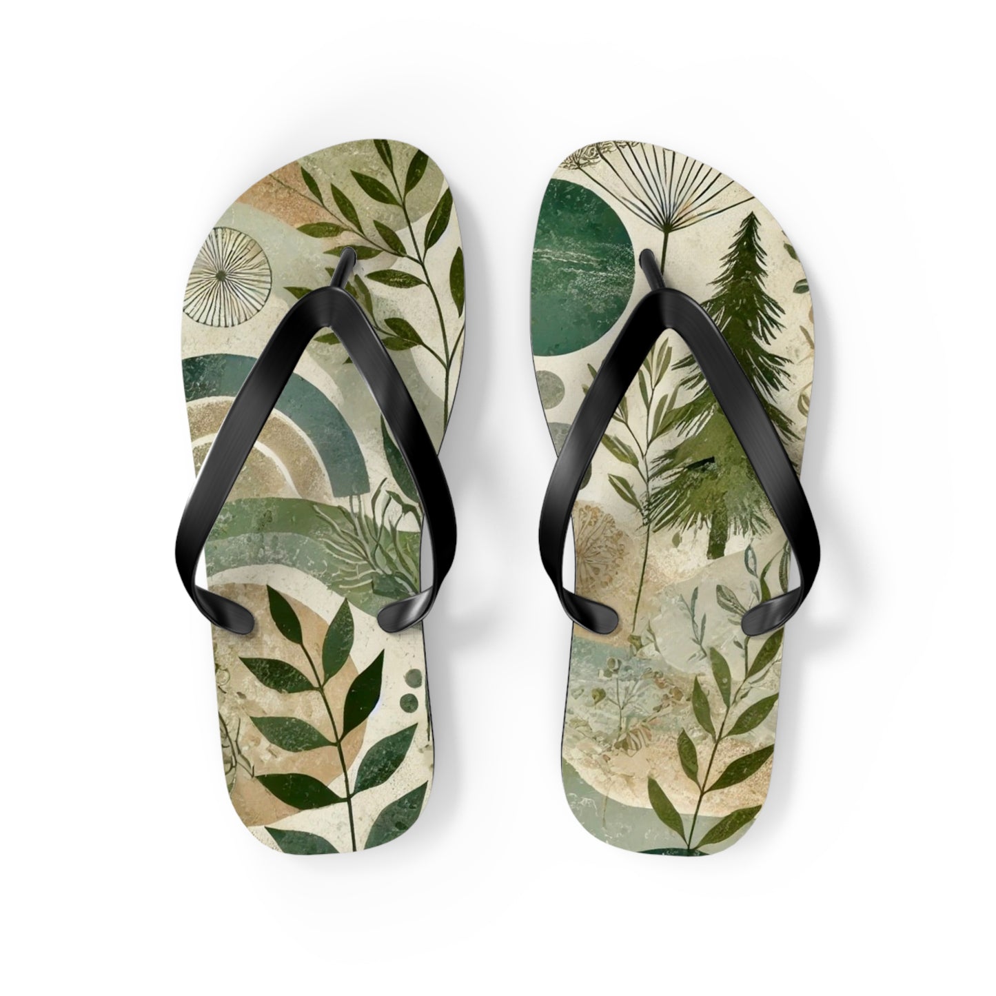 Forest Haze Flip Flops