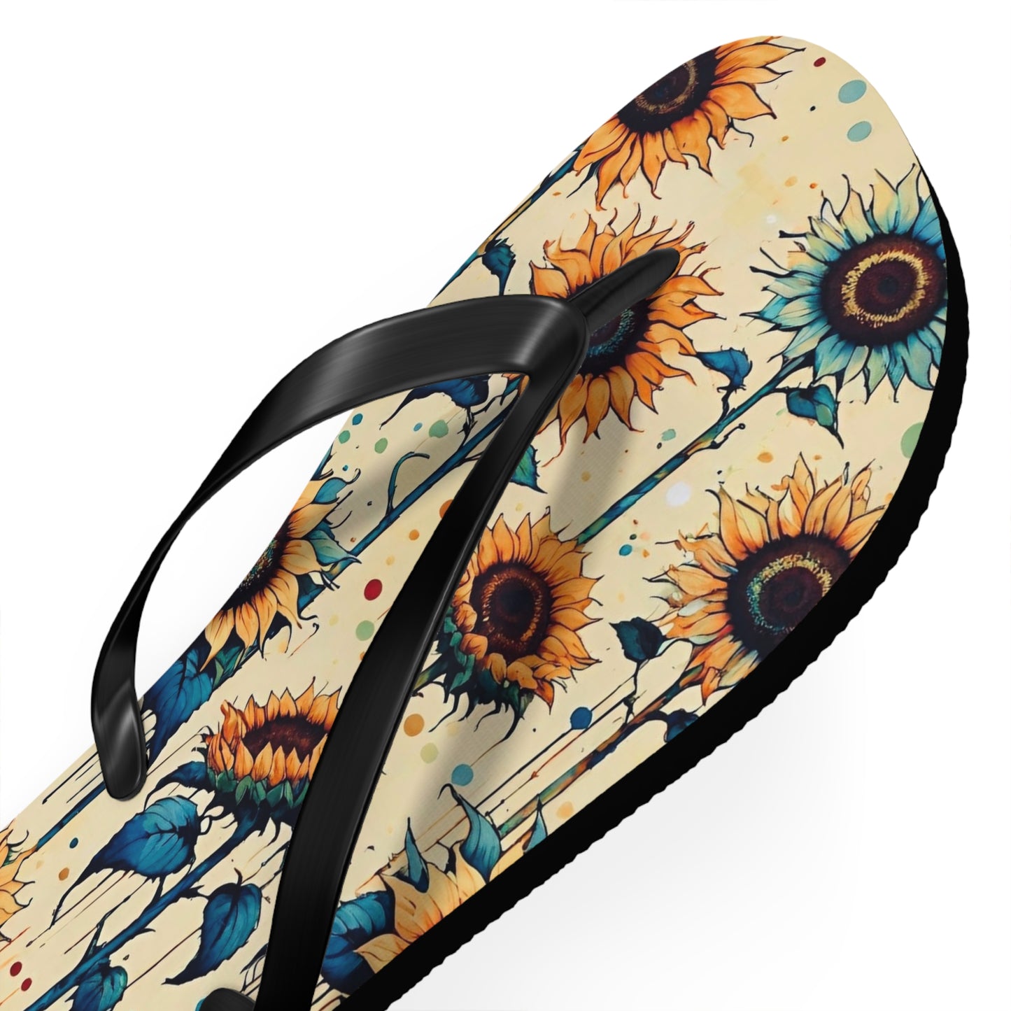 Sunflower Goodness Flip Flops