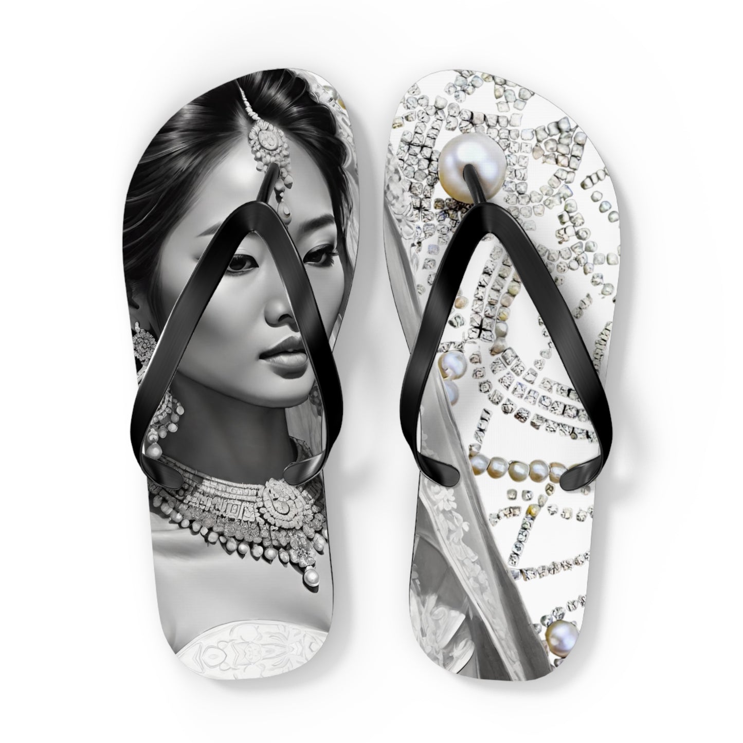 Exquisite Bride Flip Flops