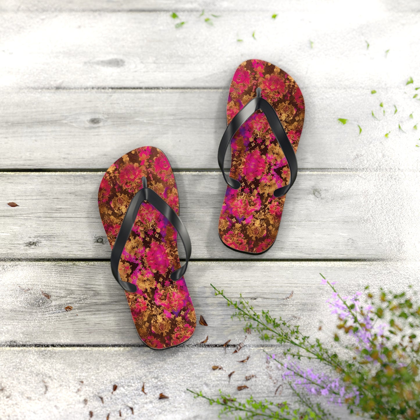 Posh Chandelier Flip Flops