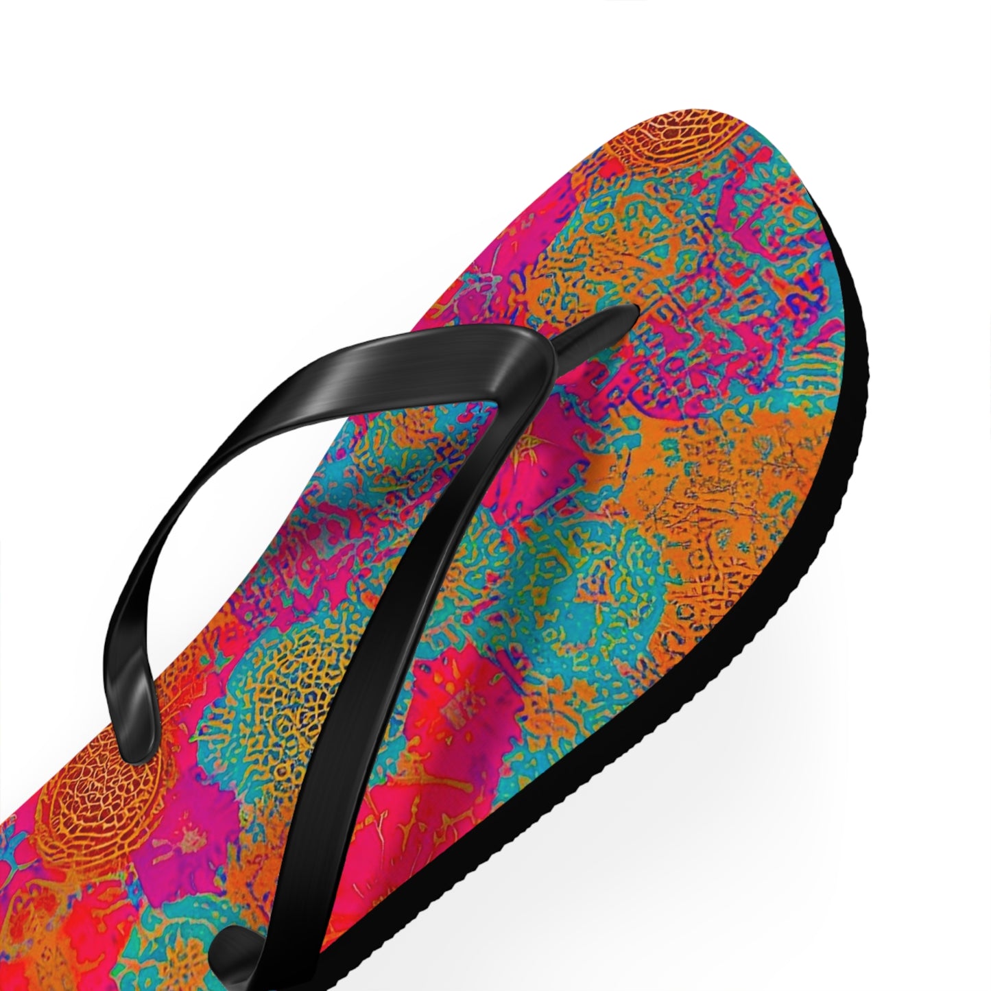 Coral Reef Flip Flops