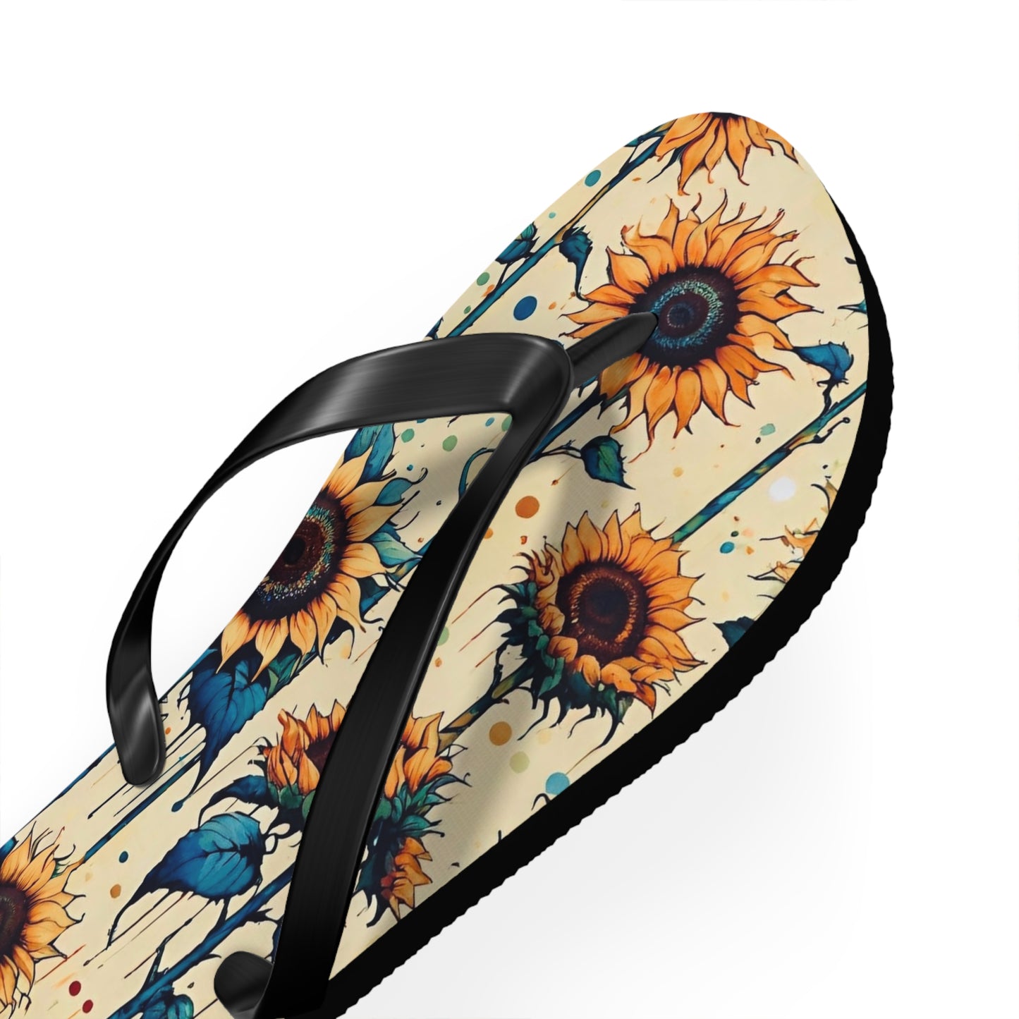 Sunflower Goodness Flip Flops