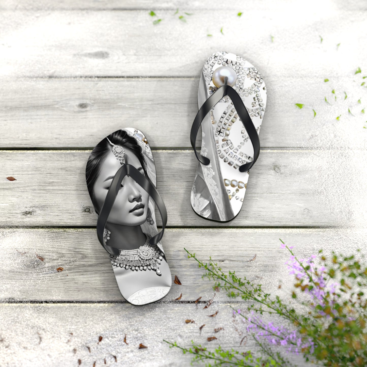 Exquisite Bride Flip Flops