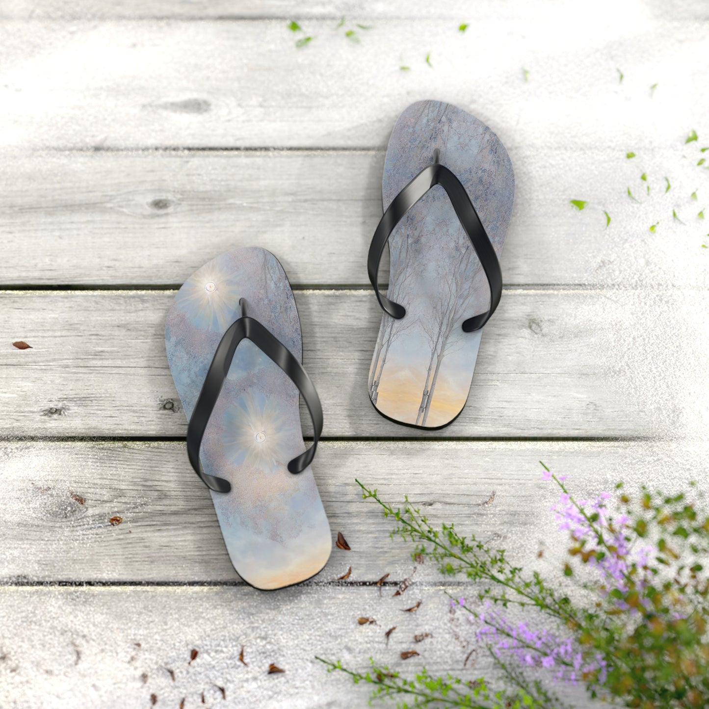 Winter Sun Flip Flops
