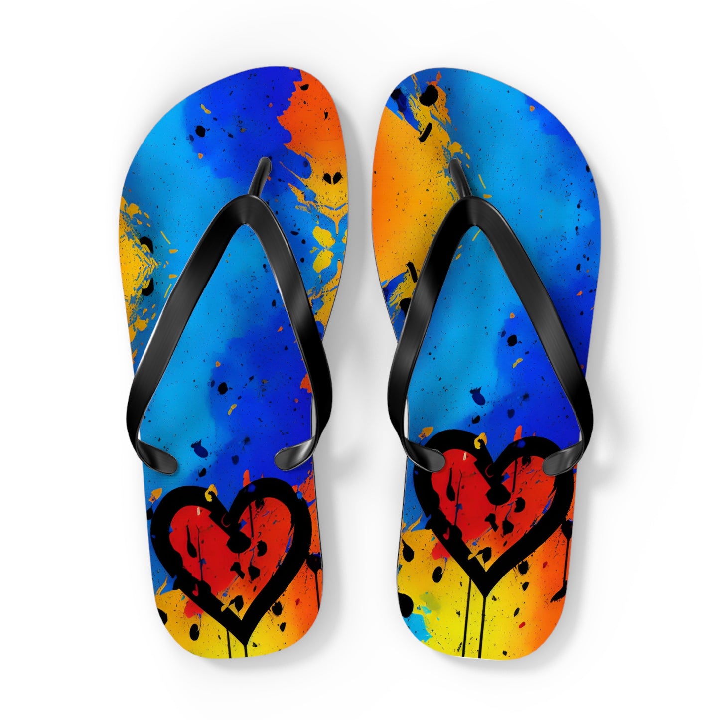 Dripping with Love Flip Flops