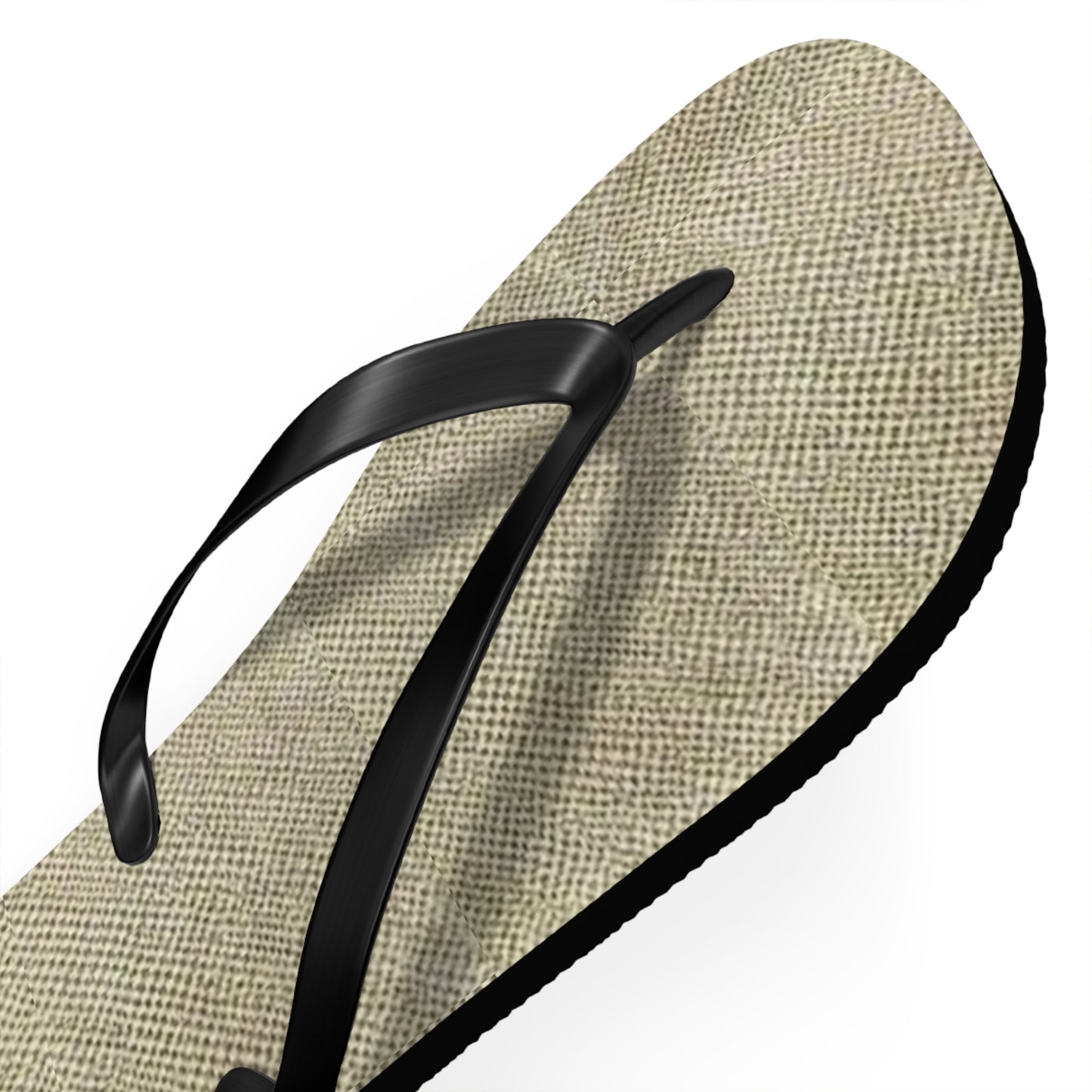Samone Burlap Flip Flops