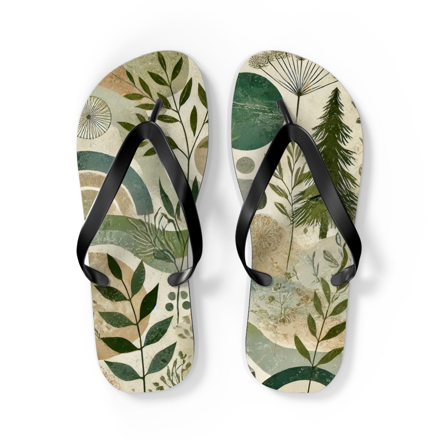 Forest Haze Flip Flops