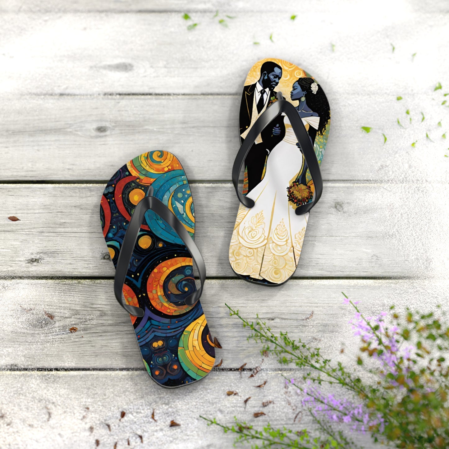 Dwell In Unity Flip Flops