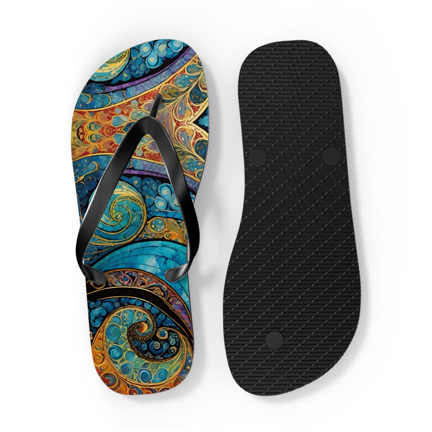 Galaxy Explorer Flip Flops