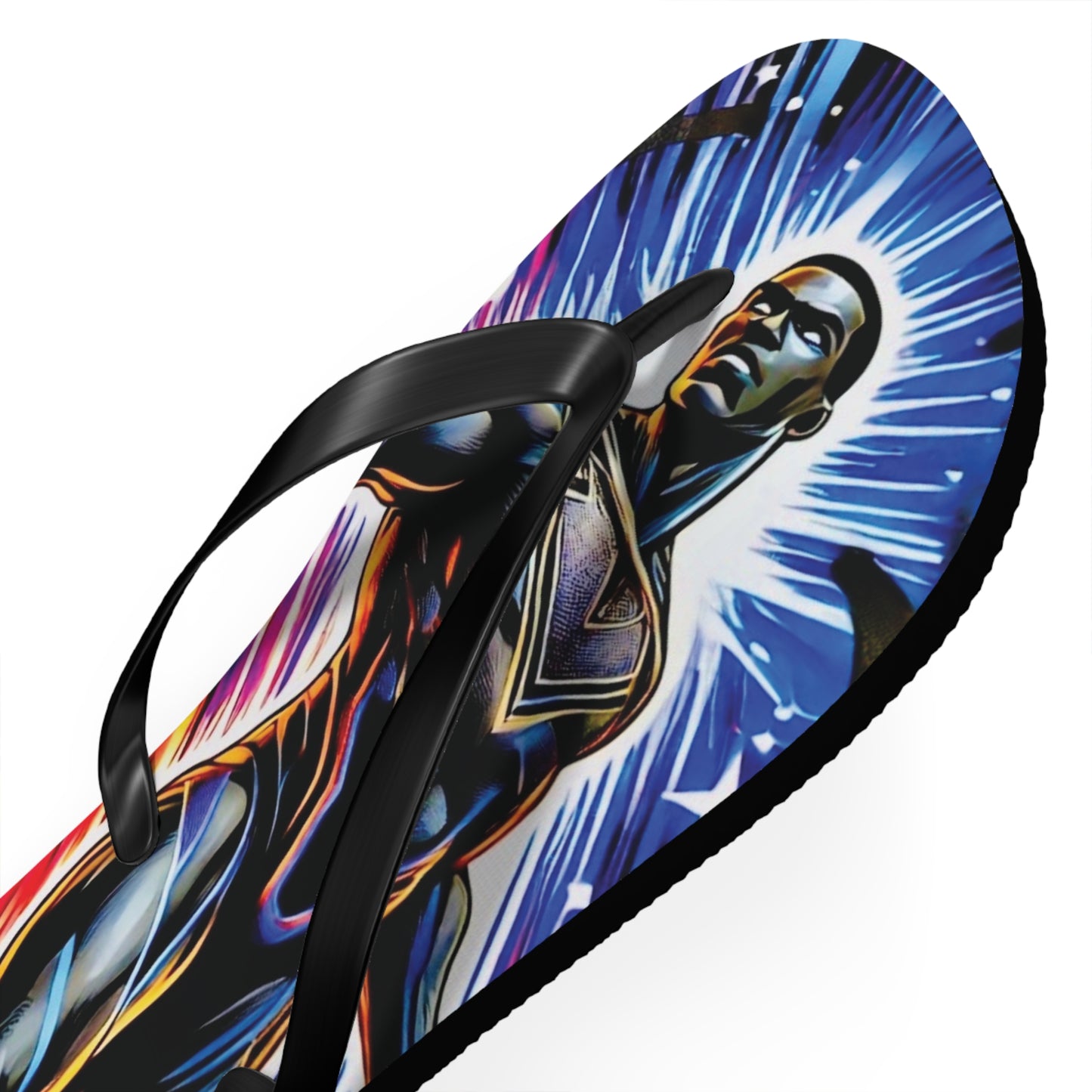 Cosmic Sentinel Flip Flops