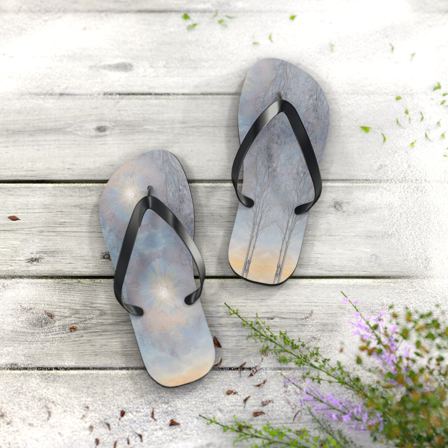 Winter Sun Flip Flops