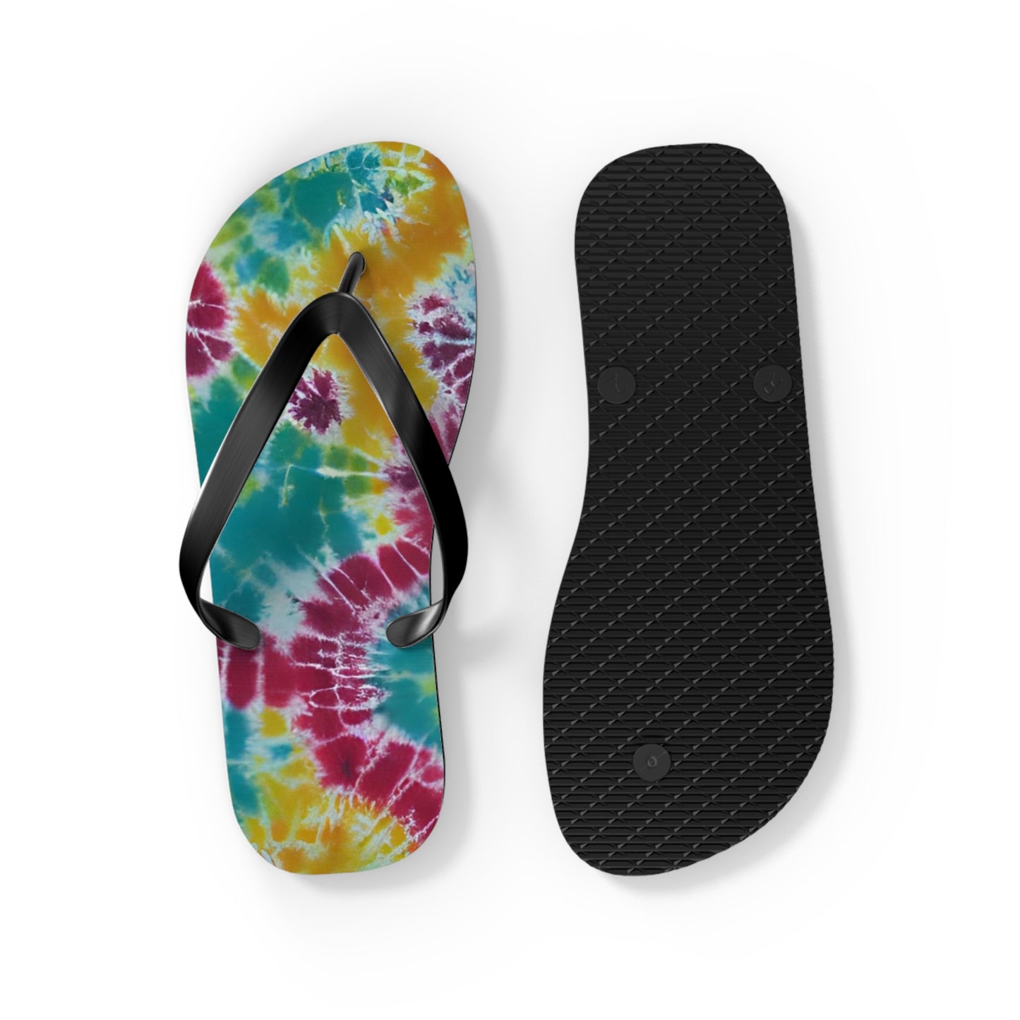 Tie Dye Cookout Flip Flops