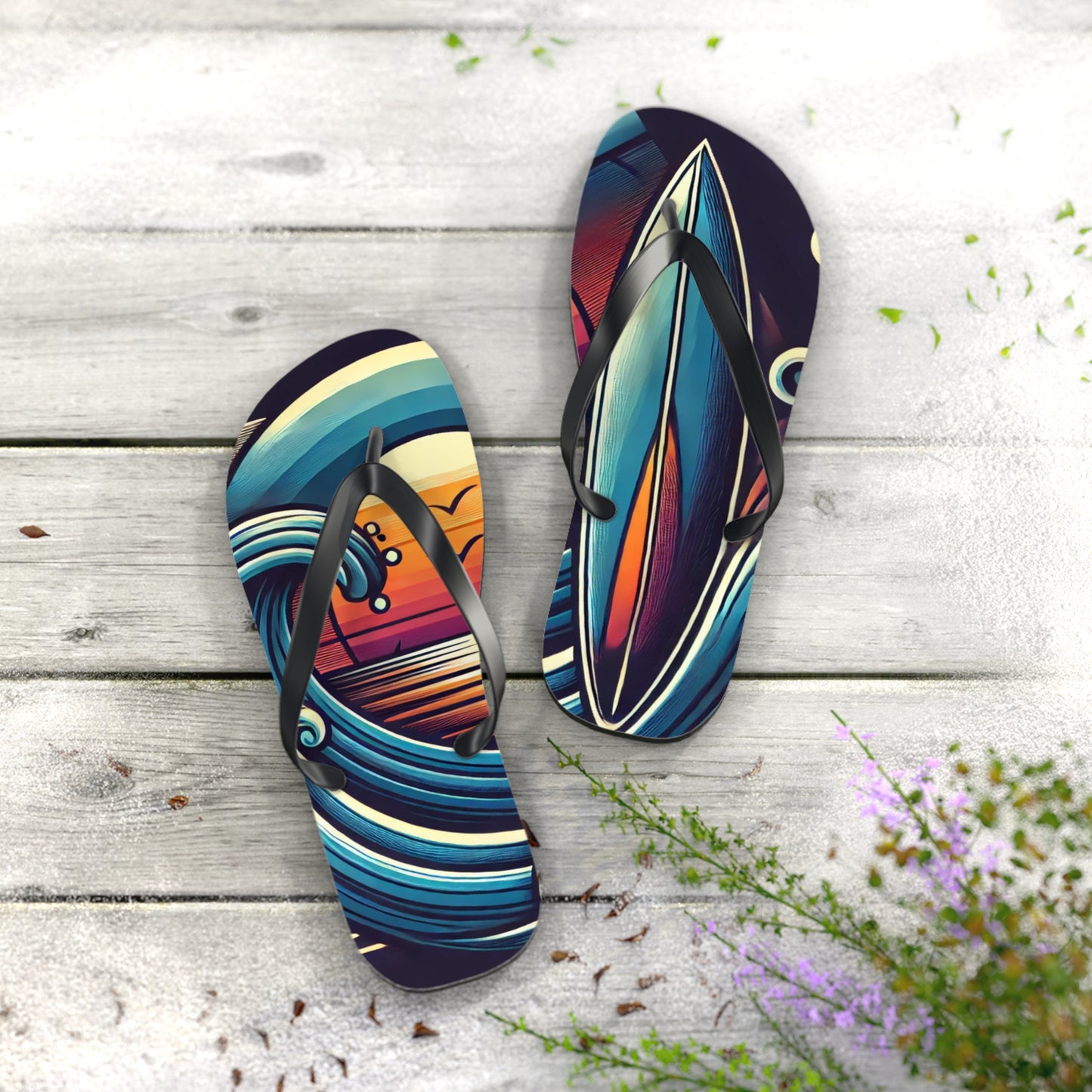 Surf Up Flip Flops