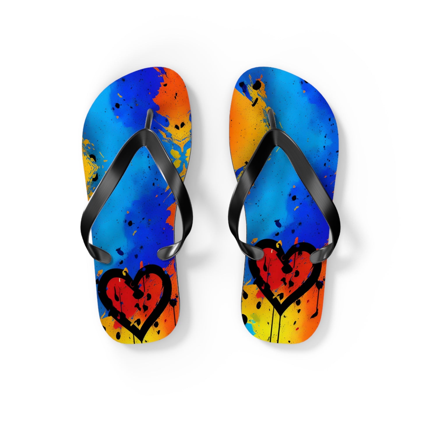 Dripping with Love Flip Flops