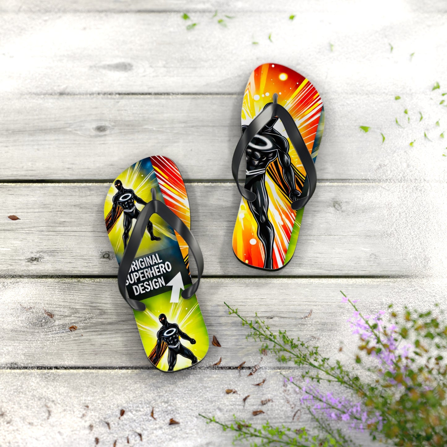 Eclipse Knight Flip Flops