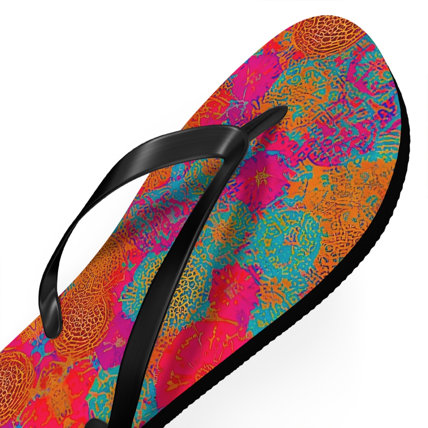 Coral Reef Flip Flops