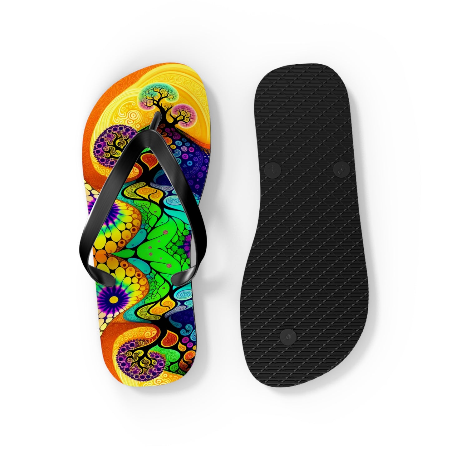Tree Landscape Flip Flops