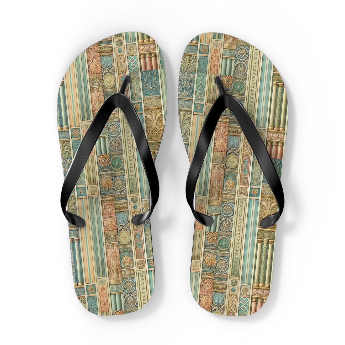 Coin Collection Flip Flops