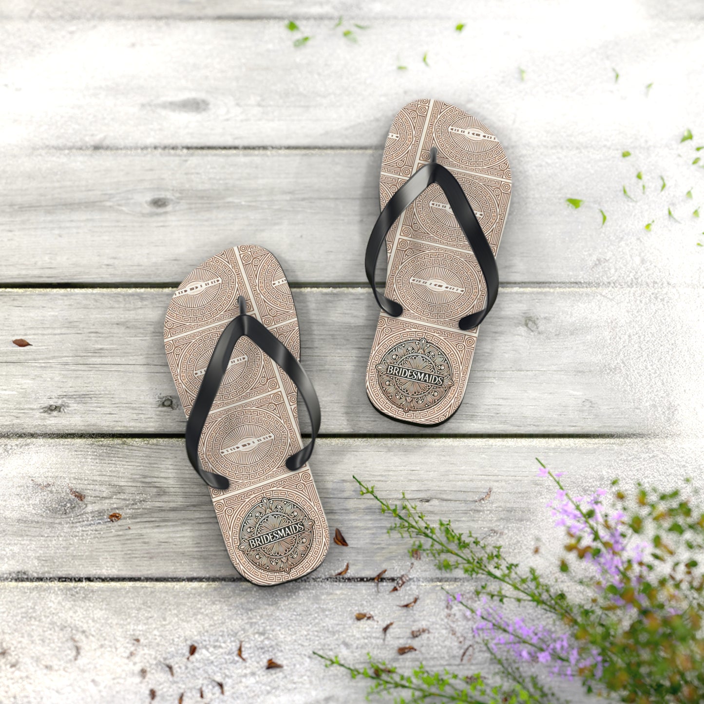 Bridesmaid Squad Flip Flops