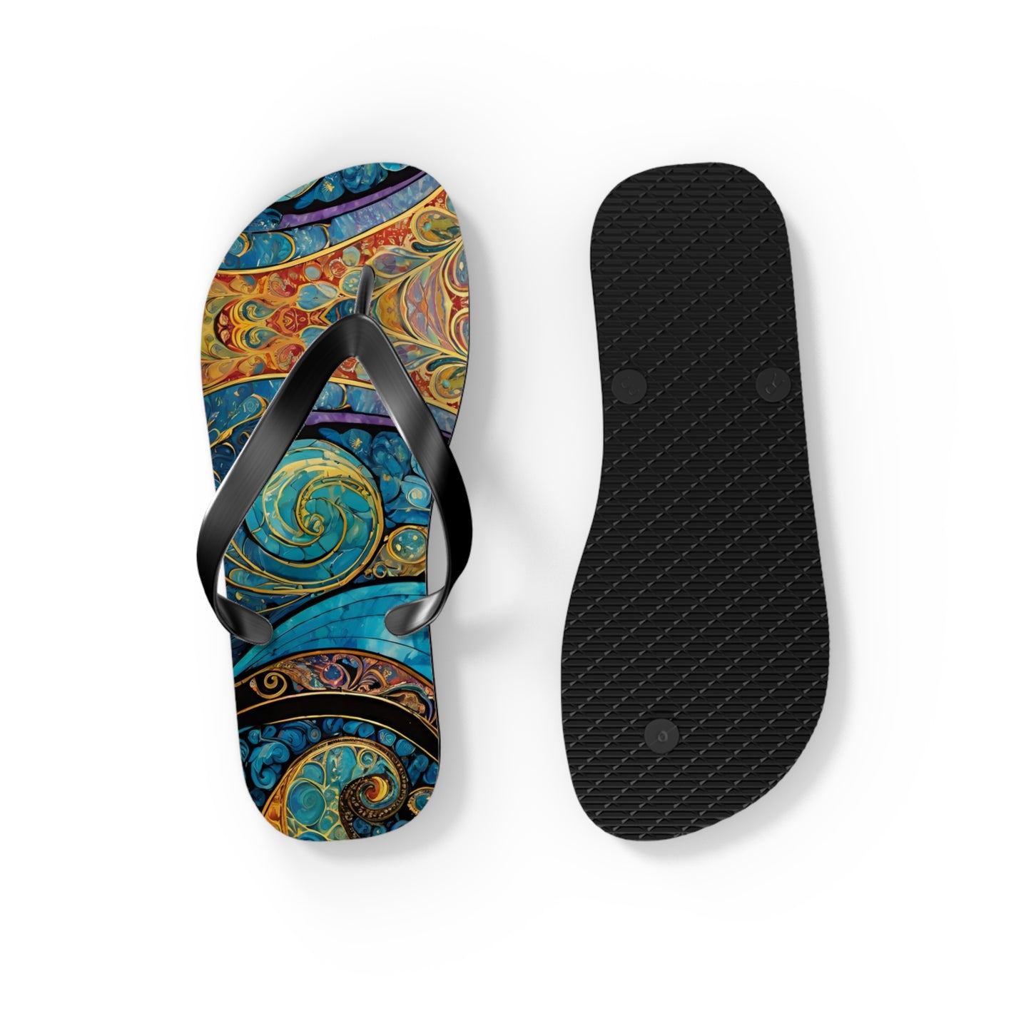 Galaxy Explorer Flip Flops