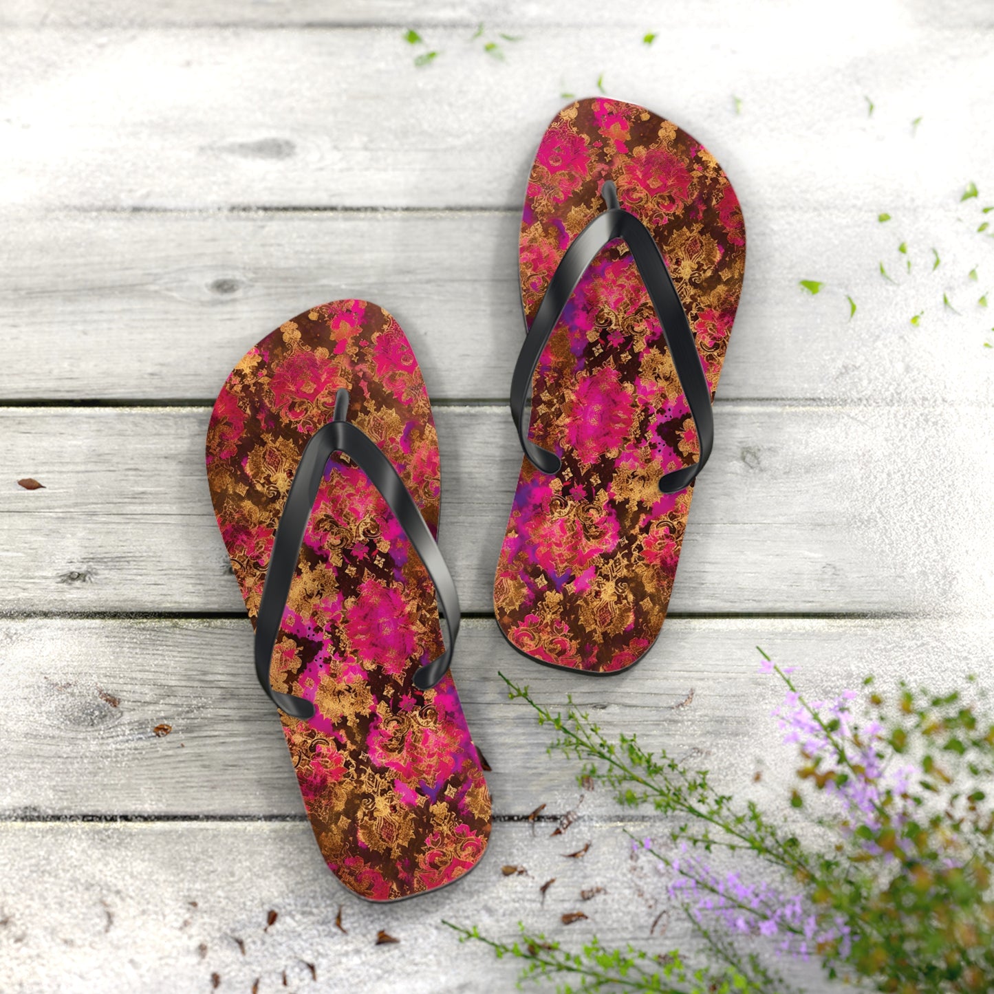 Posh Chandelier Flip Flops