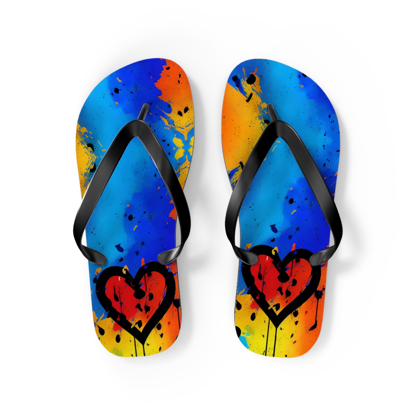 Dripping with Love Flip Flops