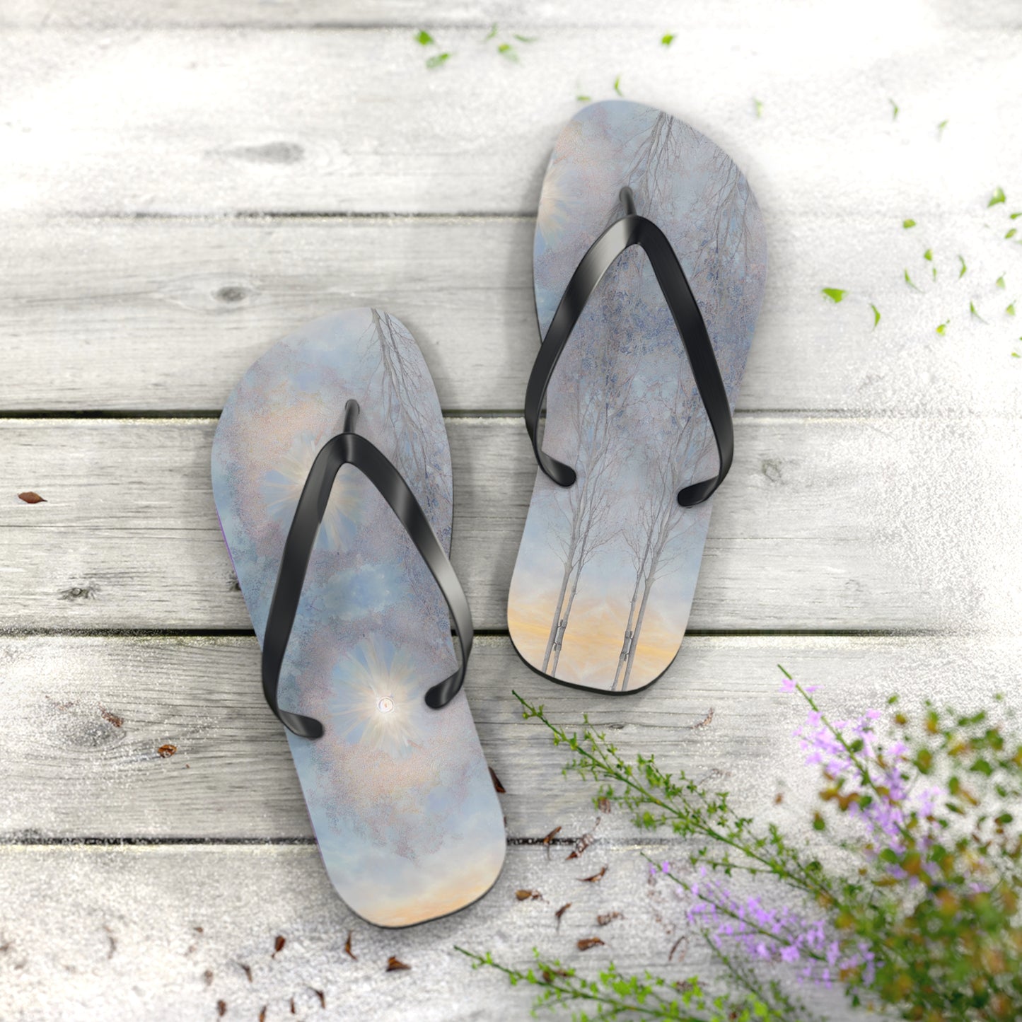 Winter Sun Flip Flops