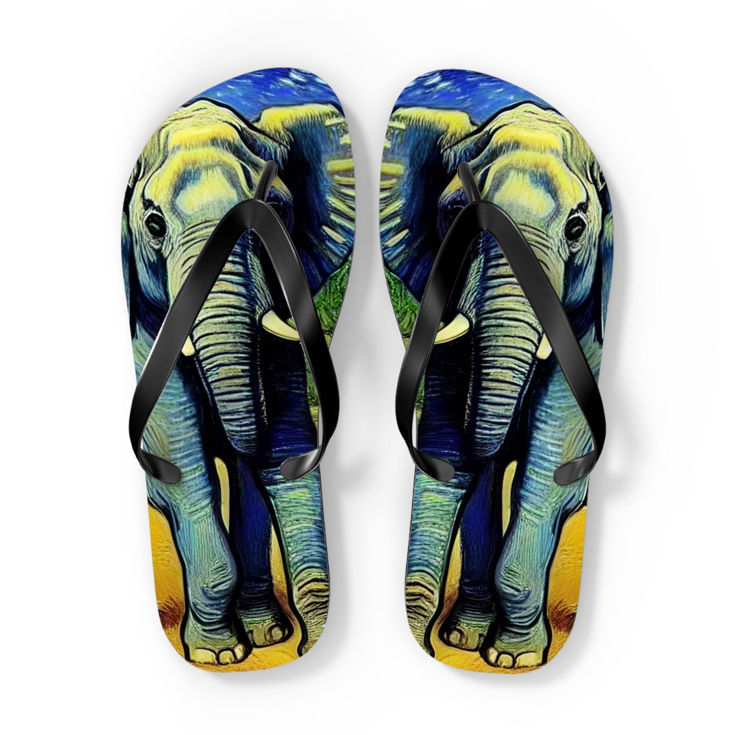 Mighty Elephant Flip Flops