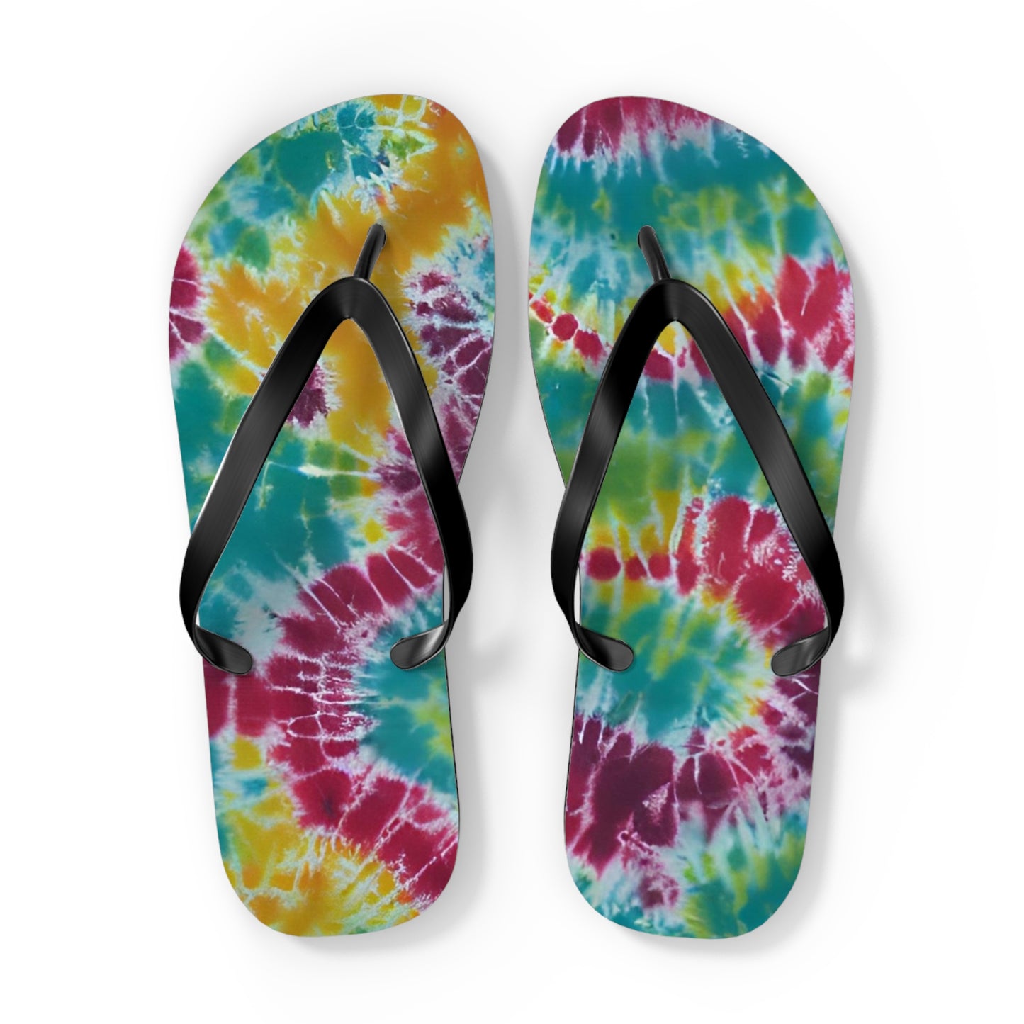 Tie Dye Cookout Flip Flops