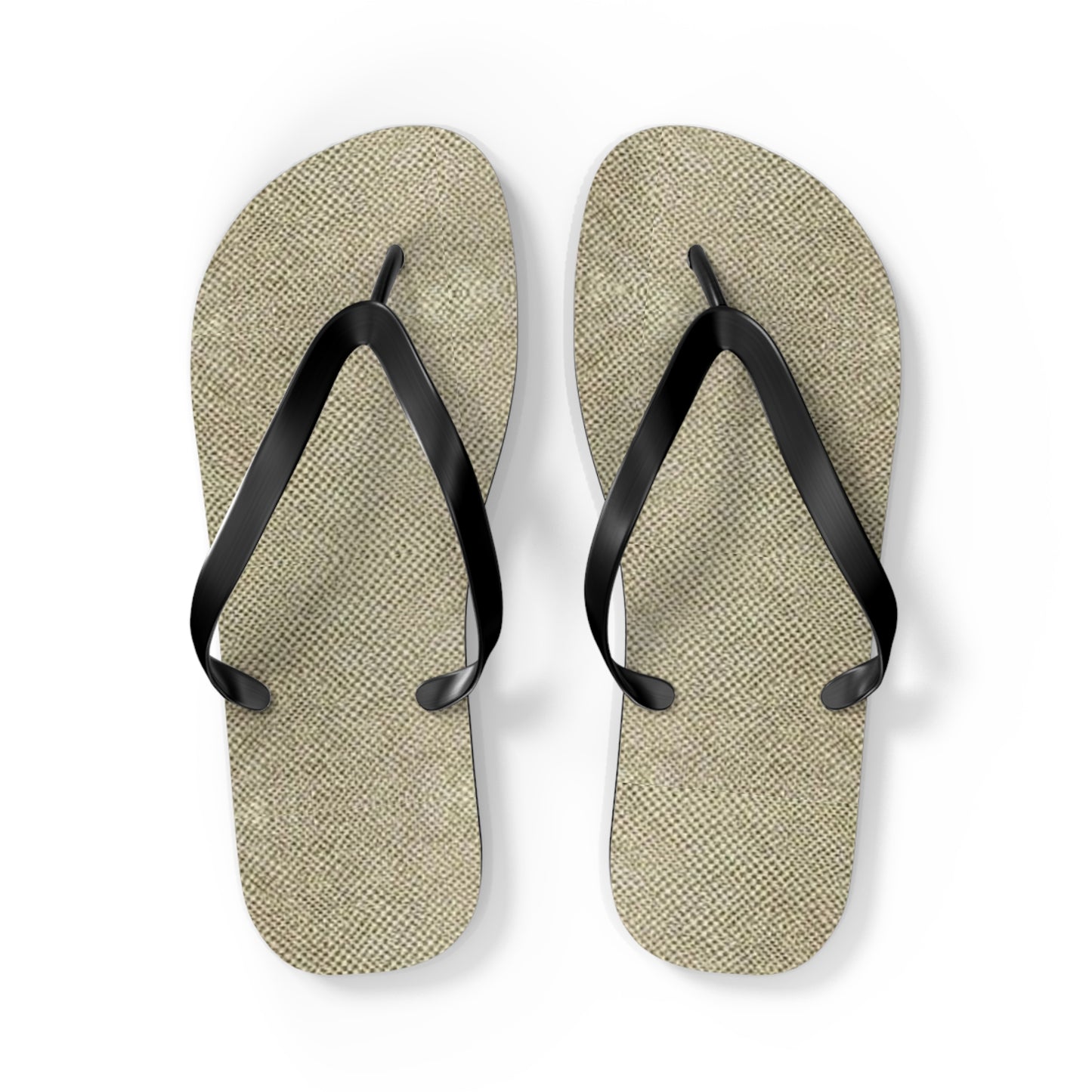 Samone Burlap Flip Flops