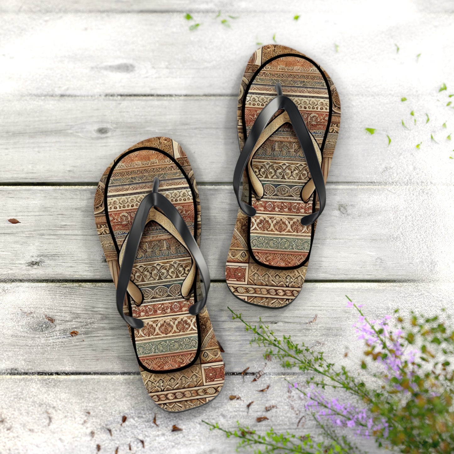 Double Thong Flip Flops