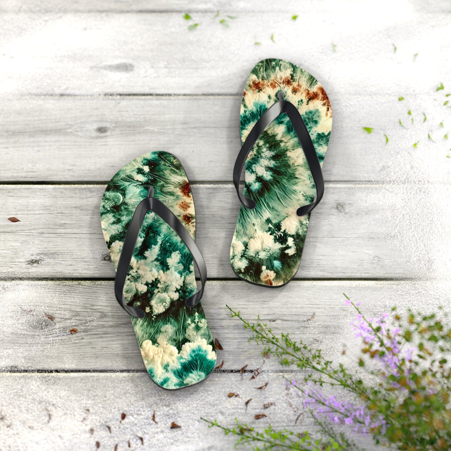 Forrest Gleam Flip Flops