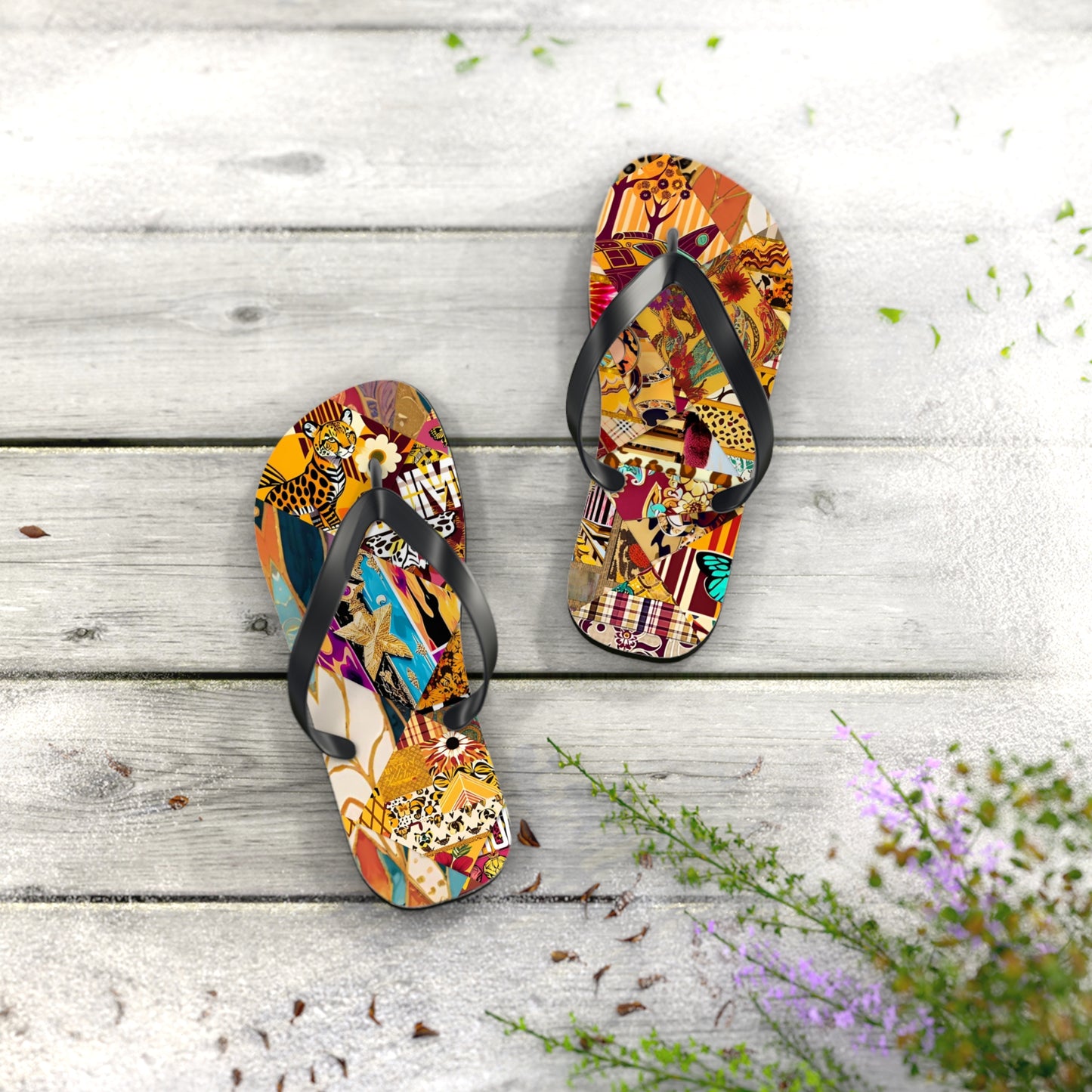 Busy Life Flip Flops