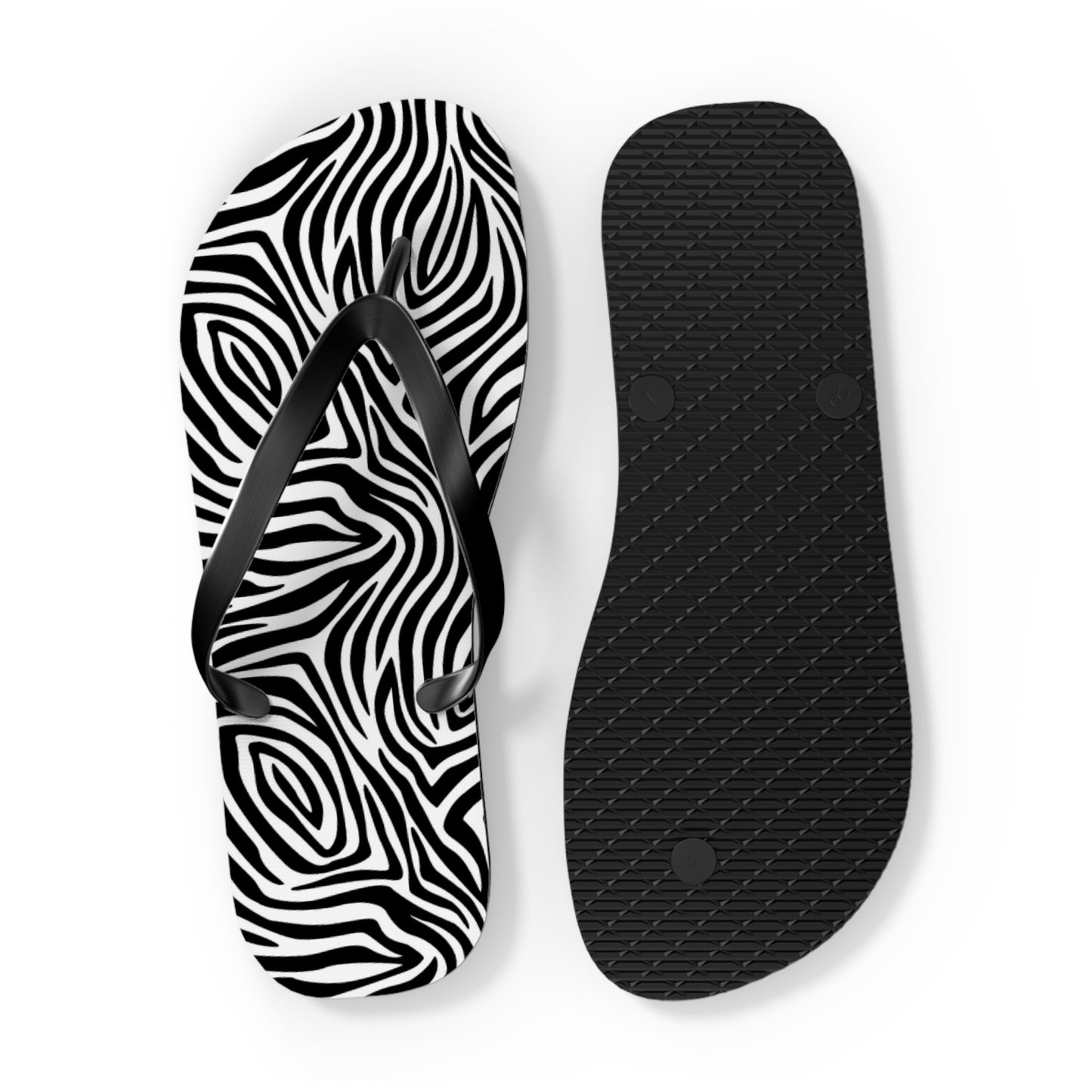 Zephyr Zebra Flip Flops