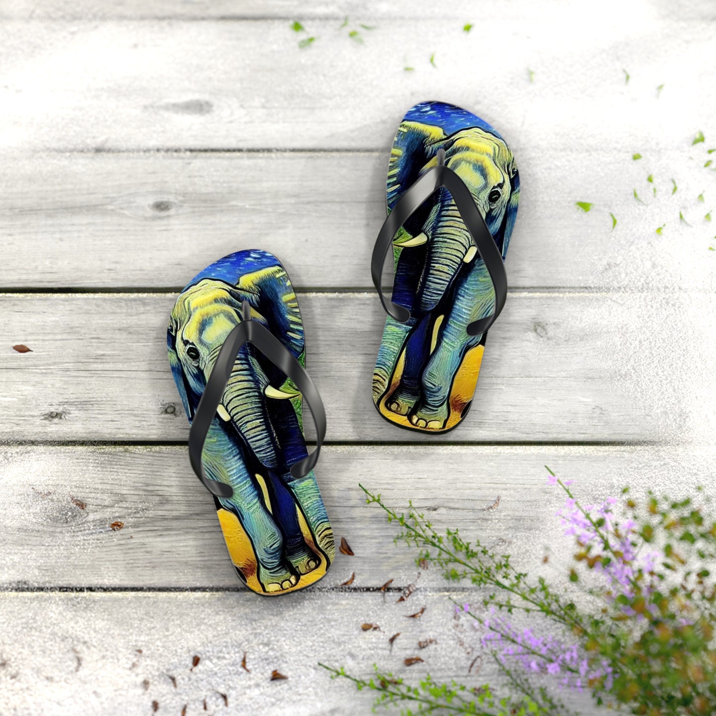 Mighty Elephant Flip Flops