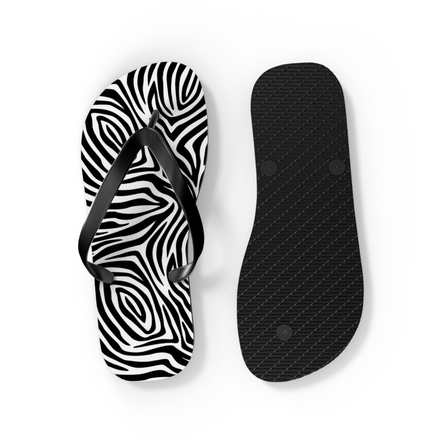 Zephyr Zebra Flip Flops