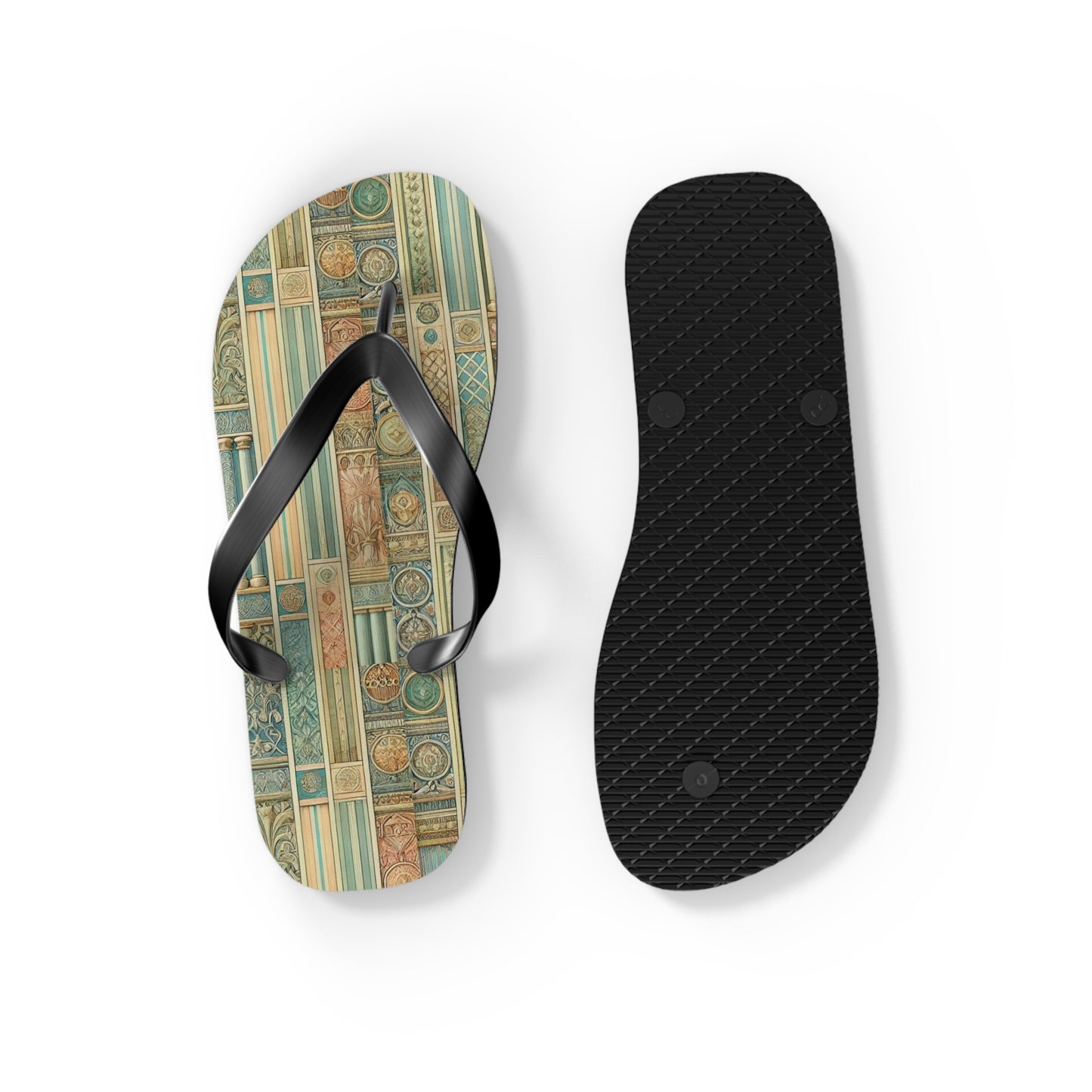 Coin Collection Flip Flops