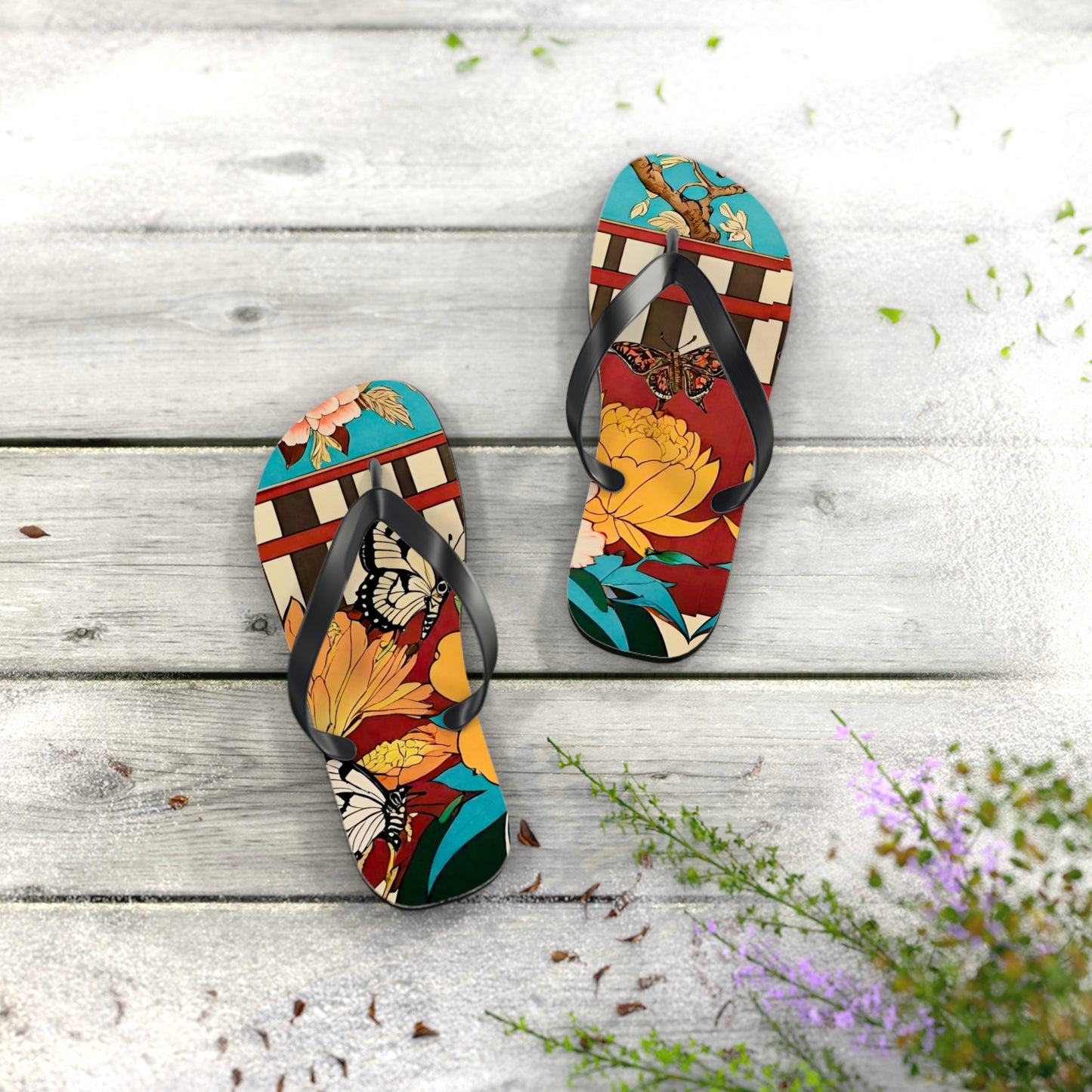 Butterfly Cove Flip Flops