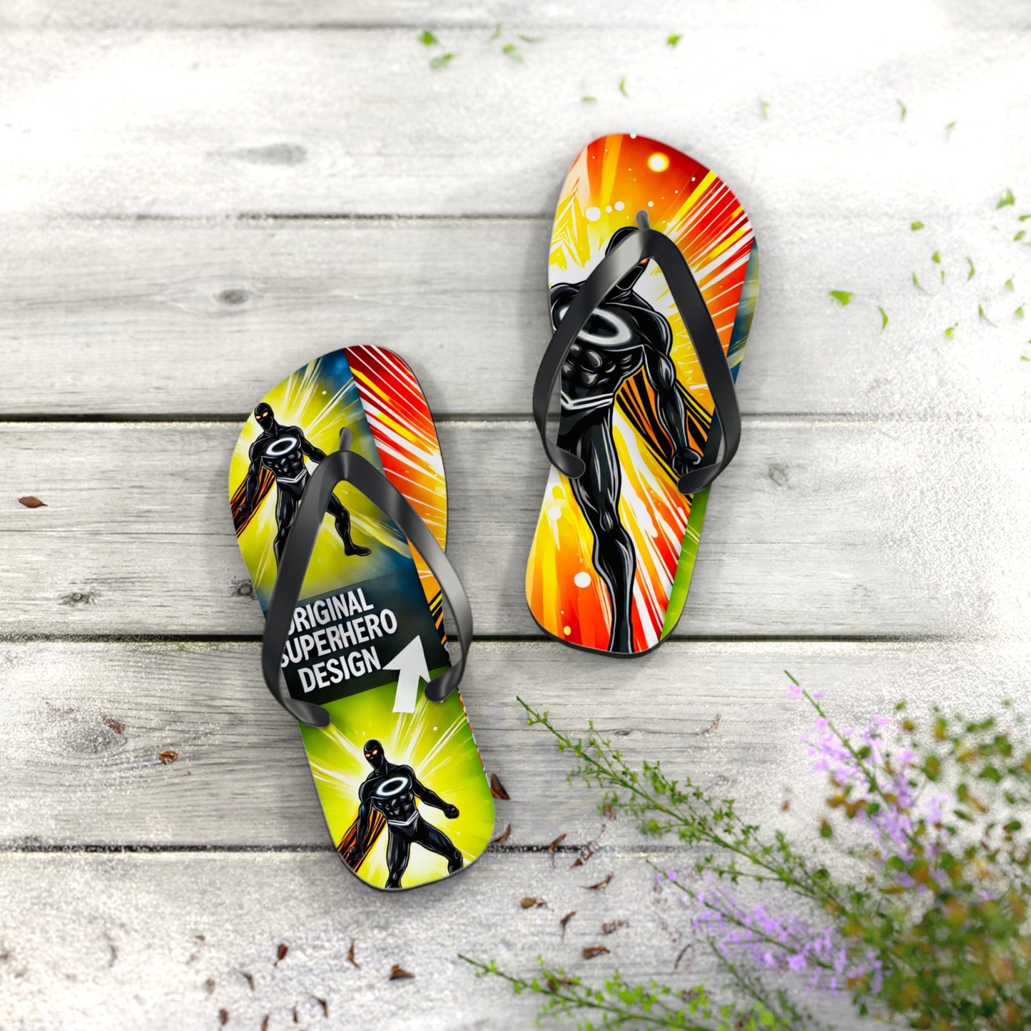 Eclipse Knight Flip Flops