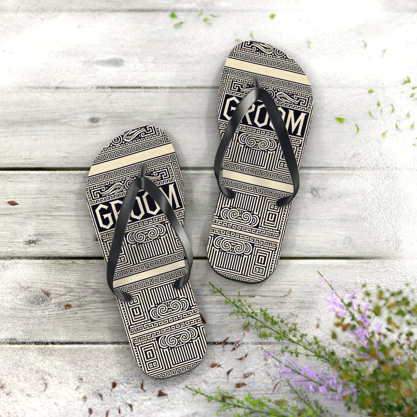 Groom Flip Flops