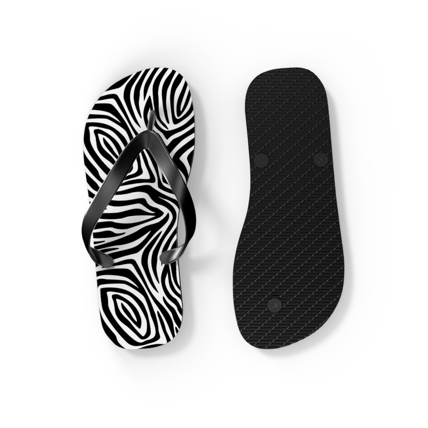 Zephyr Zebra Flip Flops